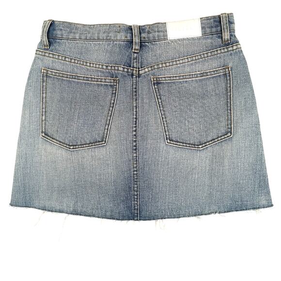 NWT PISTOLA Ryder Medium Wash High-Waisted 5 Pocket Denim Mini Skirt Size 27 - Picture 4 of 7
